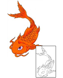 Asian Tattoo Marine Life tattoo | RIF-00284