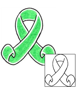 Picture of Illness Awareness Ribbon Tattoo