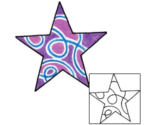 Star Tattoo Astronomy tattoo | RIF-00436