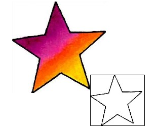 Star Tattoo Astronomy tattoo | RIF-00464
