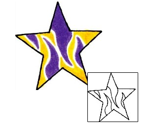 Star Tattoo Astronomy tattoo | RIF-00491