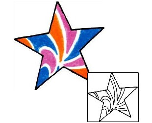Star Tattoo Astronomy tattoo | RIF-00507