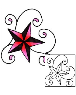 Nautical Star Tattoo Astronomy tattoo | RIF-00534