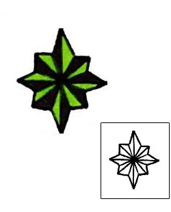Nautical Star Tattoo Astronomy tattoo | RIF-00559