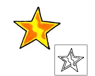 Star Tattoo Astronomy tattoo | RIF-00584