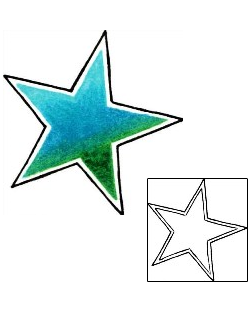 Star Tattoo Astronomy tattoo | RIF-00591