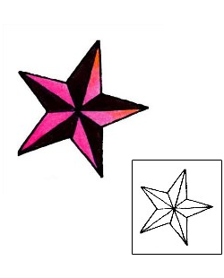 Nautical Star Tattoo Astronomy tattoo | RIF-00615