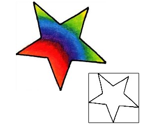 Star Tattoo Astronomy tattoo | RIF-00664