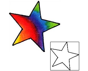 Star Tattoo Astronomy tattoo | RIF-00665