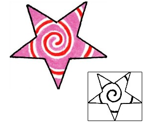 Star Tattoo Astronomy tattoo | RIF-00674