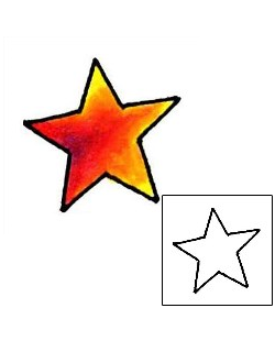 Star Tattoo Astronomy tattoo | RIF-00678