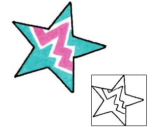 Star Tattoo Astronomy tattoo | RIF-00679