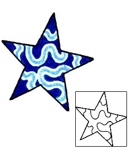 Star Tattoo Astronomy tattoo | RIF-00731