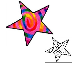 Star Tattoo Astronomy tattoo | RIF-00777