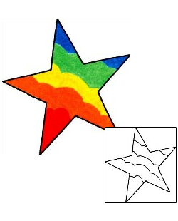 Star Tattoo Astronomy tattoo | RIF-00780