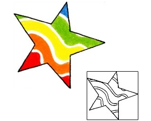 Star Tattoo Astronomy tattoo | RIF-00904
