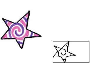 Star Tattoo Astronomy tattoo | RIF-00977