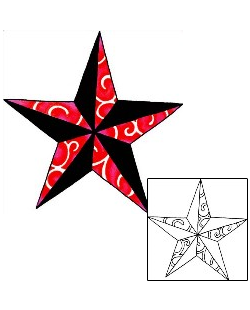 Nautical Star Tattoo Astronomy tattoo | RIF-01083