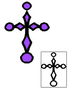 Cross Tattoo Religious & Spiritual tattoo | RIF-01114