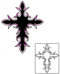 Cross Tattoo Religious & Spiritual tattoo | RIF-01115