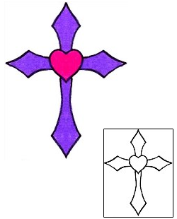 Cross Tattoo Religious & Spiritual tattoo | RIF-01133