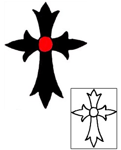Cross Tattoo Religious & Spiritual tattoo | RIF-01146