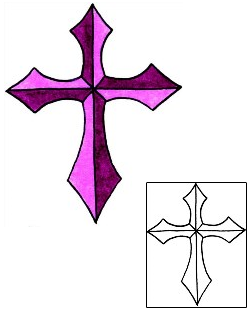 Cross Tattoo Religious & Spiritual tattoo | RIF-01162