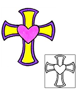 Sacred Heart Tattoo Religious & Spiritual tattoo | RIF-01173