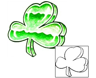 Clover Tattoo Plant Life tattoo | RLF-00003