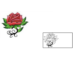 Rose Tattoo Plant Life tattoo | RNF-00008