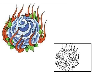 Rose Tattoo Plant Life tattoo | RNF-00026