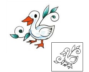 Duck Tattoo Animal tattoo | RNF-00067