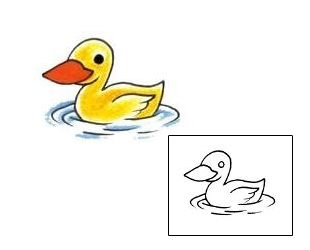 Duck Tattoo Animal tattoo | RNF-00068