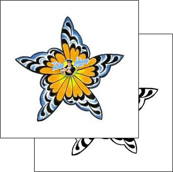 Star Tattoo flower-tattoos-josh-rowan-rnf-00081