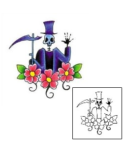 Reaper Tattoo Plant Life tattoo | RNF-00102