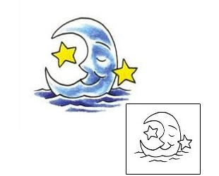 Celestial Tattoo Astronomy tattoo | RNF-00142