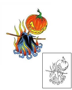 Pumpkin Tattoo Miscellaneous tattoo | RNF-00162