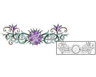 Decorative Tattoo Plant Life tattoo | RNF-00168