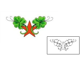 Clover Tattoo Specific Body Parts tattoo | RNF-00178