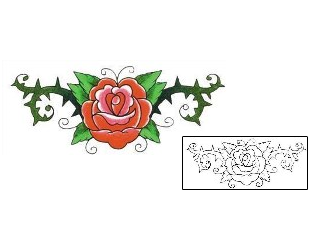 Flower Tattoo Specific Body Parts tattoo | RNF-00188