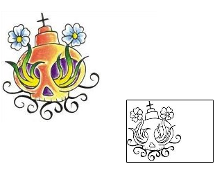 Flower Tattoo Religious & Spiritual tattoo | RNF-00201