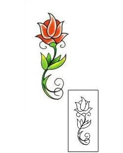 Rose Tattoo Plant Life tattoo | RNF-00231