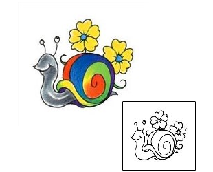 Snail Tattoo Tattoo Styles tattoo | RNF-00260