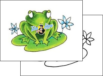 Frog Tattoo plant-life-flowers-tattoos-josh-rowan-rnf-00261