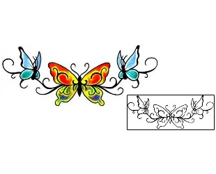 Butterfly Tattoo Specific Body Parts tattoo | RNF-00311