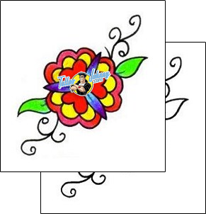 Flower Tattoo plant-life-flowers-tattoos-josh-rowan-rnf-00313
