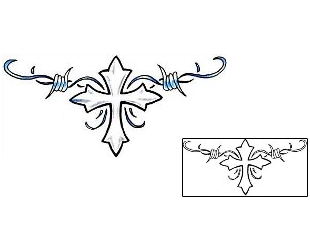 Barbed Wire Tattoo Religious & Spiritual tattoo | RNF-00337