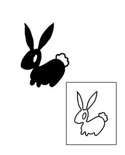 Rabbit Tattoo Animal tattoo | RNF-00378