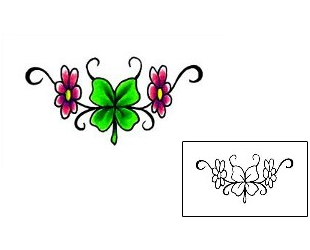 Clover Tattoo Specific Body Parts tattoo | RNF-00411