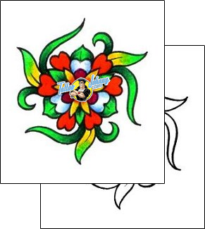 Flower Tattoo plant-life-flowers-tattoos-josh-rowan-rnf-00417